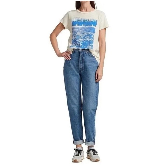 Mother Snacks High Waisted Twizzy Skimp Jeans Size 26 NWT - Picture 1 of 13